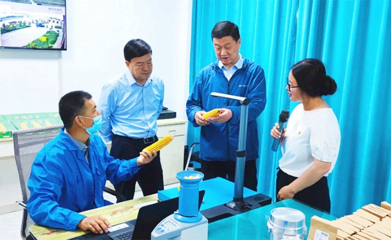 甘肅省地方金融監(jiān)管局、甘肅證監(jiān)局領(lǐng)導(dǎo)蒞臨敦煌種業(yè)調(diào)研指導(dǎo)